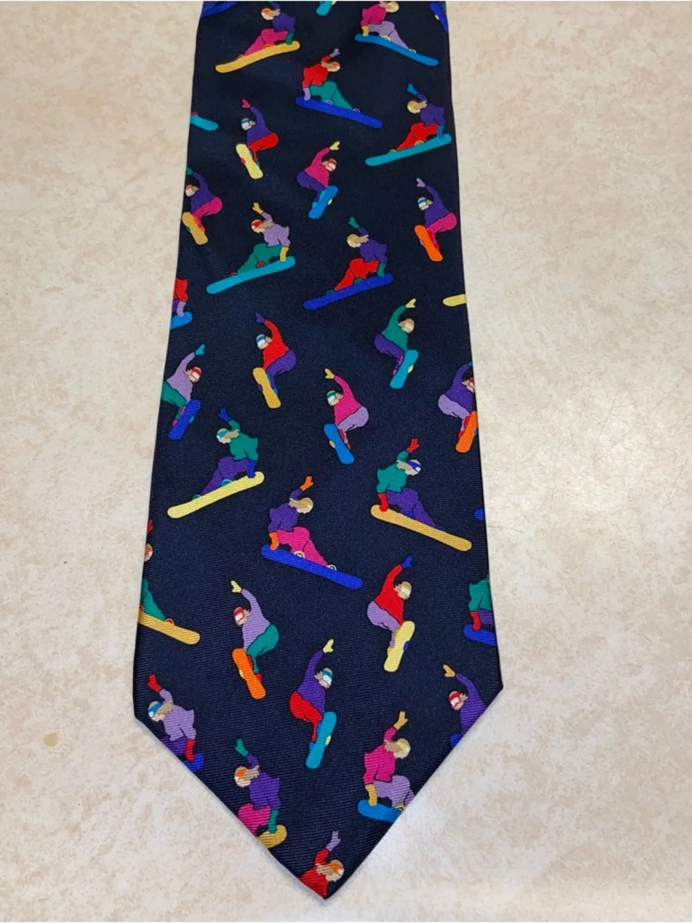 Alynn Neckwear Silk Mens Tie Freestyle Snowboarding Skiing Winter Outdoor USA